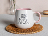 Tasse à café de Pâques vibrante avec poignée colorée