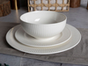 Ensembles de dîner en porcelaine tendre de haute qualité pour hôtel et restaurant
