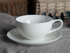 Nouvel ensemble de dîner en porcelaine d'os de couleur unie