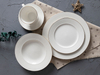Ensembles de dîner en porcelaine tendre de haute qualité pour hôtel et restaurant